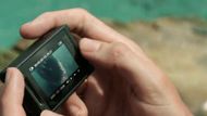 "The Opening Discovery of the Helmet Camera" from The Shallows, Image Source - Columbia Pictures